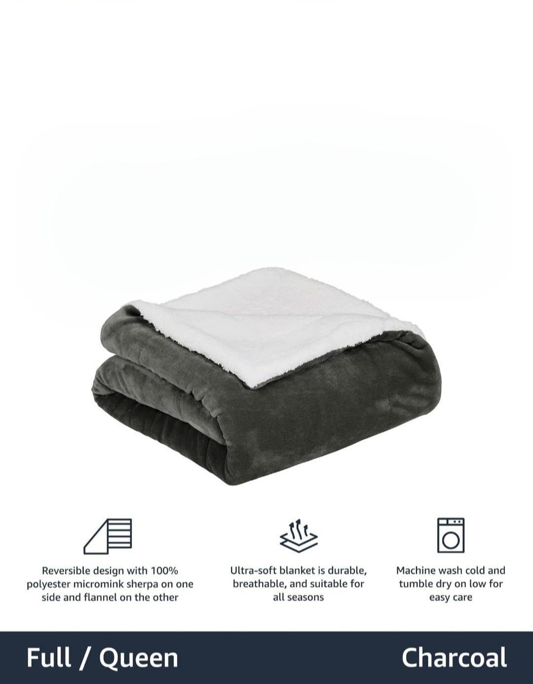Micromink Ultra-Soft Sherpa Blanket